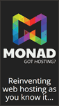 Mobile Screenshot of monadhosting.com